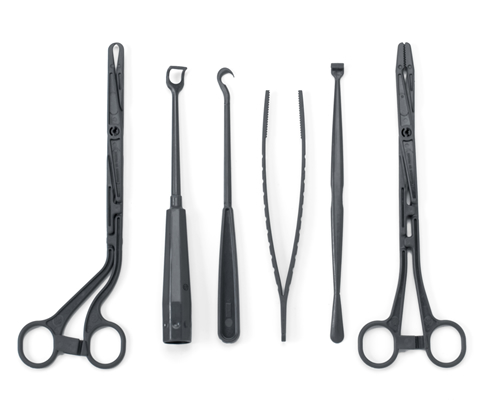 Results of successful metal to plastic conversion, surgical instruments