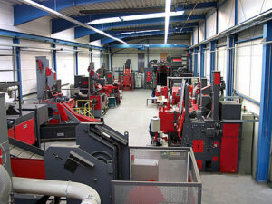 One of Rosler’s shot blasting-focused Customer Experience Centers