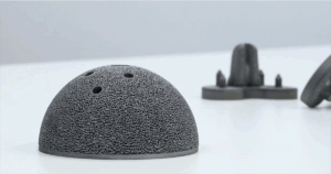 Hip implant made of tantalum from Croom Medical