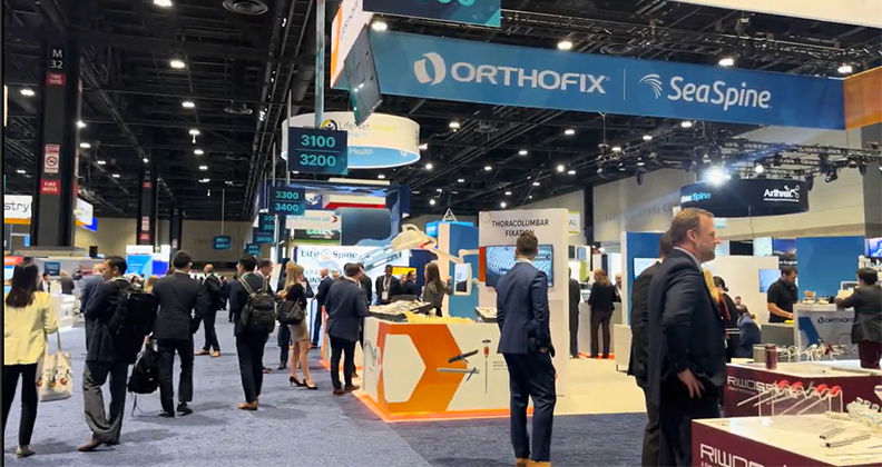 wide angle view of exhibit hall booths at the NASS conference